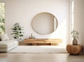 Interior background furniture modern living frame white wall interior room home style design Royalty Free Stock Photo