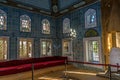 The interior of the Baghdad Kiosk, Topkapi Palace Museum, Istanbul Royalty Free Stock Photo