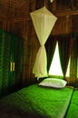 Interior, Bamboo house Royalty Free Stock Photo