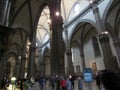 Interior of the Baptistery of San Giovanni, one of the most ancient churches in Florence.