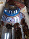 Interior of the Baptistery of St. Lydia of Thyatira in Greece Royalty Free Stock Photo