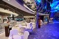Interior bar of the chocolate bar at Atrium at cruise ship MSC Meraviglia Royalty Free Stock Photo