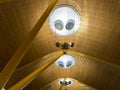 Interior of Barajas Airport in Madrid, Spain. Royalty Free Stock Photo