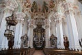Interior baroque church Royalty Free Stock Photo