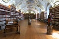 Interior of a baroque library in the Strahov Monastery in Prague Royalty Free Stock Photo