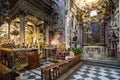 Interior of the Basilica della Santissima Annunziata in Florence Royalty Free Stock Photo