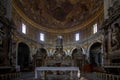 Interior of the Basilica della Santissima Annunziata in Florence Royalty Free Stock Photo