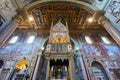 Interior of the Basilica di San Giovanni in Laterano in Rome Royalty Free Stock Photo