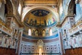 Interior of the Basilica di San Giovanni in Laterano, Rome Royalty Free Stock Photo