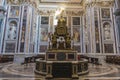 Interior of the Basilica di Santa Maria Maggiore in Rome, Italy. Royalty Free Stock Photo