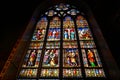 Interior of the Basilica of the Holy Blood - Basiliek van het Heilig Bloed. Royalty Free Stock Photo