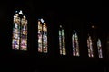 Interior of the Basilica of the Holy Blood - Basiliek van het Heilig Bloed. UNESCO World Heritage Site Royalty Free Stock Photo