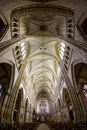 interior of basilica Notre-Dame-de-lÃ¯Â¿Â½Eoine, L'Epine, Champagne Royalty Free Stock Photo