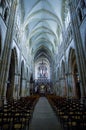 interior of basilica Notre-Dame-de-lÃ¯Â¿Â½Eoine, L'Epine, Champagne Royalty Free Stock Photo