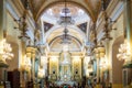 Interior of Basilica Our Lady of Guanajuato in Guanajuato City, Mexico