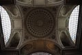 Interior of The Basilica of Sacre Coeur de Montmartre (Sacred Heart of Montmartre) ceiling Royalty Free Stock Photo