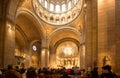 Interior of Basilica Sacre Coeur, Paris, France