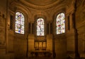 Interior of Basilica Sacre Coeur, Paris, France Royalty Free Stock Photo