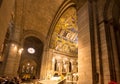 Interior of Basilica Sacre Coeur, Paris, France Royalty Free Stock Photo