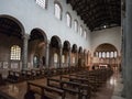 Interior of basilica San Giovanni Evangelista