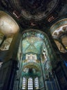 Interior of Basilica San Vitale in Ravenna city Royalty Free Stock Photo