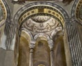 The interior of the Basilica of San Vitale in Ravenna, Italy. Royalty Free Stock Photo