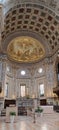 Interior of the Basilica of Sant`Andrea, Mantua, Italy Royalty Free Stock Photo