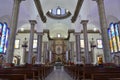 Interior of the Basilica of Suyapa church in Tegucigalpa, Honduras