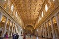 Interior of the basilica Santa Maria Maggiore