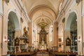 Interior of Basilica Virgin Mary in Brezje - Slovenia Royalty Free Stock Photo