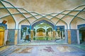 Interior of Bathing hall of Hammam-e Ganjali Khan, Kerman, Iran Royalty Free Stock Photo