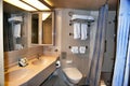 Interior bathroom cruise liner