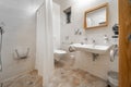 Interior of bathroom for the disabled or elderly people Royalty Free Stock Photo