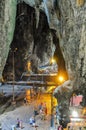 Interior of the Batu Caves, Malaysia