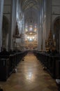 Interior of beautiful historical old christian church