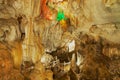 Interior of the beautiful Tham Jang cave in Vang Vieng, Laos. Royalty Free Stock Photo