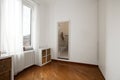 Interior apartment. empty white wall