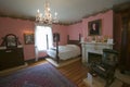 Interior bedroom of Ash Lawn-Highland Home of President James Monroe, Albemarle County, Virginia Royalty Free Stock Photo