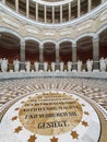 Interior of the Befreiungshalle monument in Kelheim, Germany