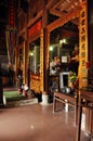 Interior of the Bich pagoda, Ninh Binh, Vietnam