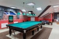 Interior of the billiard club