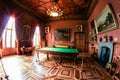 Interior billiard room