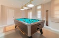 Interior of billiards room in home Royalty Free Stock Photo