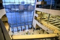 Interior of the Black Diamond, Copenhagen Royal Library. Denmark. February 2020 Royalty Free Stock Photo