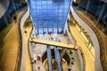 Interior of the Black Diamond, Copenhagen Royal Library. Denmark. February 2020 Royalty Free Stock Photo