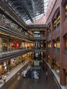 Interior of Blow Up Hall 5050 (Stary Browar) shopping mall in Poznan, Poland