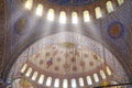 Interior of the Blue Mosque / Istanbul, Turkey Royalty Free Stock Photo