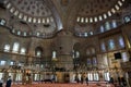 Interior of the blue mosque Royalty Free Stock Photo