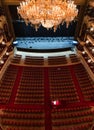 Interior of the Bolshoi Theatre in Moscow.