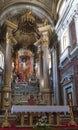 Interior of Bom Jesus do Monte cathedral. Braga, Portugal